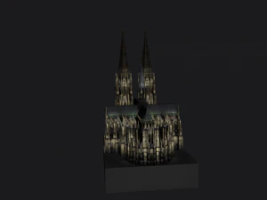db cologne koelnerdom 3D Model