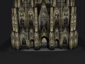 db cologne koelnerdom 3D Model