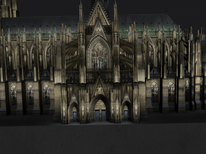 db cologne koelnerdom 3D मॉडल
