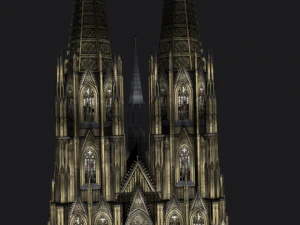 db cologne koelnerdom 3D Model