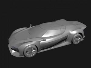 citroen gt Model 3D