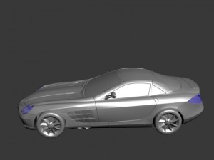 mercedeben slr mclaren roadster 2008 3D Модель