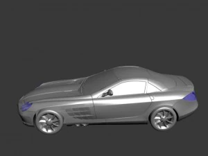 mercedeben slr mclaren roadster 2008 3D Model
