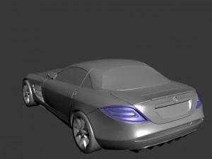 mercedeben slr mclaren roadster 2008 3D Model