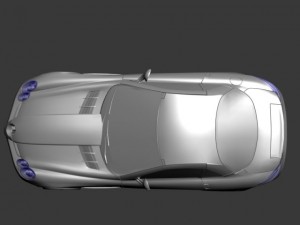 mercedeben slr mclaren roadster 2008 3D Модель
