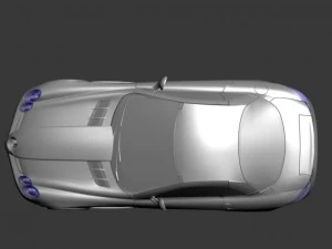 mercedeben slr mclaren roadster 2008 3D Model