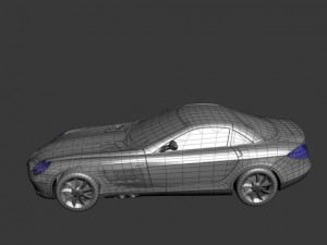 mercedeben slr mclaren roadster 2008 3D Модель