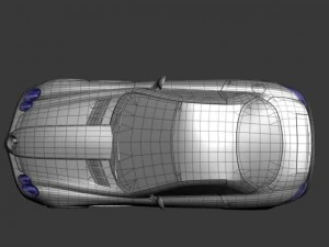 mercedeben slr mclaren roadster 2008 3D Model