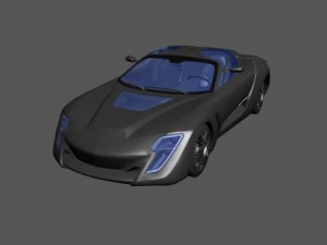bertone mantide Modelo 3D
