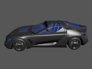 bertone mantide 3D Model