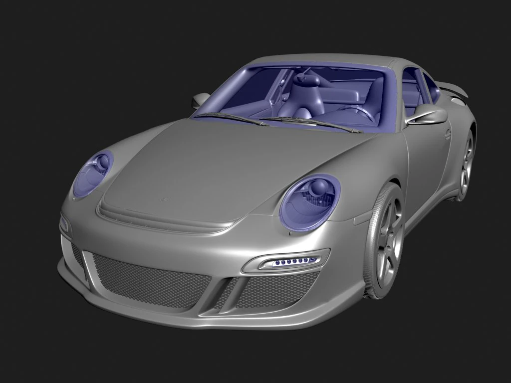 ruf rt12s 2011 3D Model .c4d .max .obj .3ds .fbx .stl .blend 