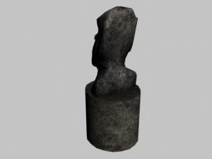 easter island statue 04 3D Модель