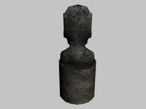 easter island statue 04 3D Model