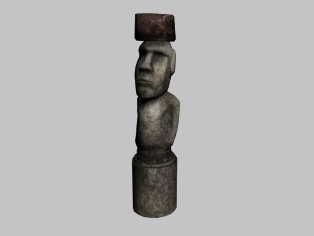 easter island statue 03 Modèle 3D .c4d .max .obj .3ds .fbx .stl .blend 