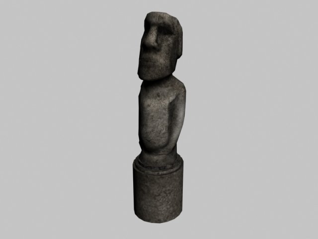 easter island statue 02 Modèle 3D .c4d .max .obj .3ds .fbx .stl .blend 