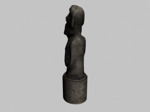 easter island statue 02 Modèle 3D