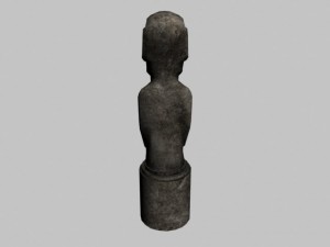 easter island statue 02 Modèle 3D