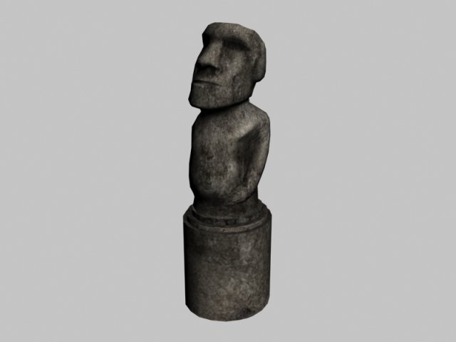 easter island statue 01 3D मॉडल .c4d .max .obj .3ds .fbx .stl .blend 