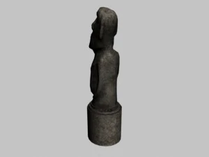 easter island statue collection 3D Model