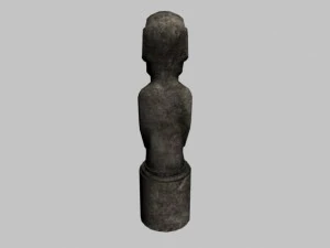 easter island statue collection 3D Model