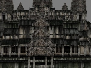 angkor wat  main temple 3D 模型