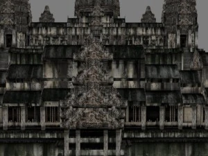 angkor wat  main temple 3D Model