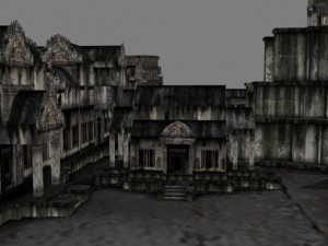 angkor wat  main temple 3D 模型