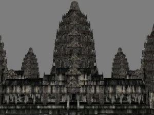 angkor wat  main temple 3D Model