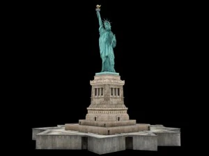statue of liberty 3D Model