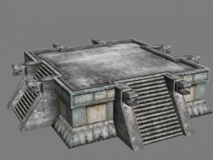 chicchen itza  main temple  6 buildings types Model 3D