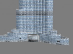 burj khalifa Model 3D