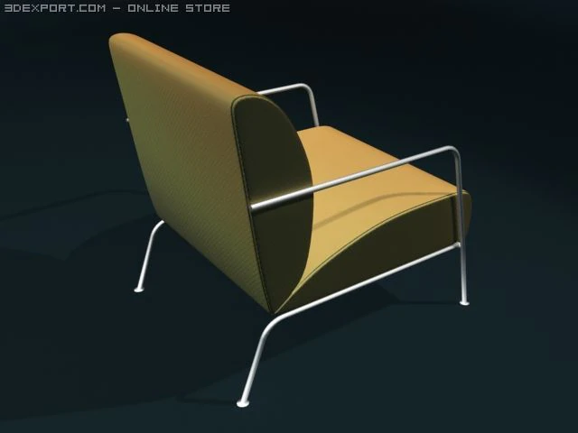 安楽椅子 3Dモデル .c4d .max .obj .3ds .fbx .stl .blend 