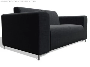 couch 2 seats 3D Model
