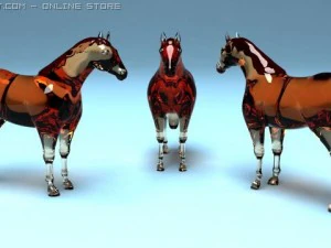 cheval Modèle 3D