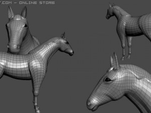 horse 3D-Modell
