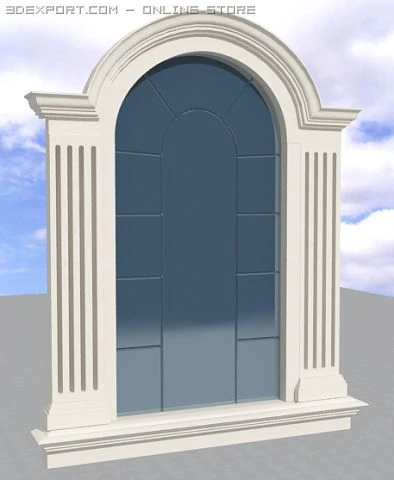 tek pencere ayrıntıları 3D Model .c4d .max .obj .3ds .fbx .stl .blend 