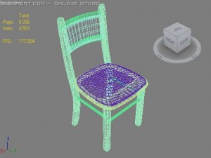 ussr chair Modèle 3D