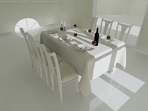diningtable Model 3D