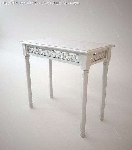 small table 3D Модель .c4d .max .obj .3ds .fbx .stl .blend 