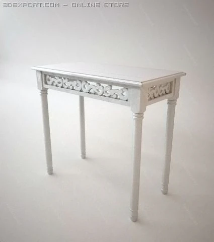 small table 3D Model .c4d .max .obj .3ds .fbx .stl .blend 
