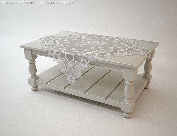 coffeetable Model 3D .c4d .max .obj .3ds .fbx .stl .blend 