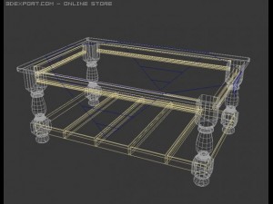 coffeetable Model 3D