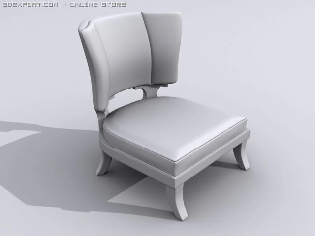 victoria chair 3D Model .c4d .max .obj .3ds .fbx .stl .blend