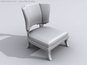victoria chair Modello 3D