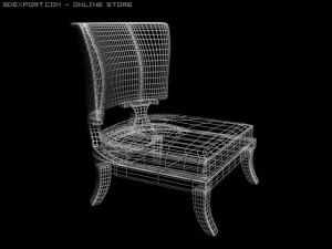 victoria chair 3D Model