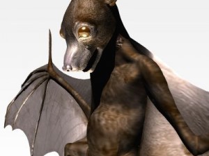 killer bat Modello 3D
