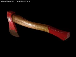red axehatchet 3D Model