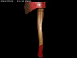 red axehatchet 3D Model