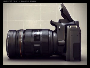 canon1000d 3D Model