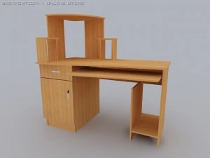 Computertisch 3D Modell